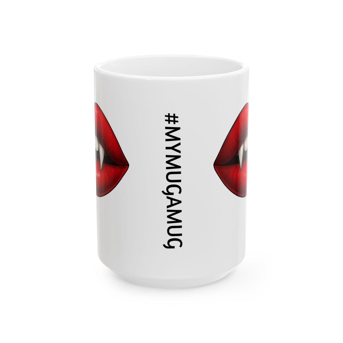 Vampire’s Kiss Coffee Mug – Quirky Coffee Cup, Selfie Prop, Unique Gift (11oz & 15oz)