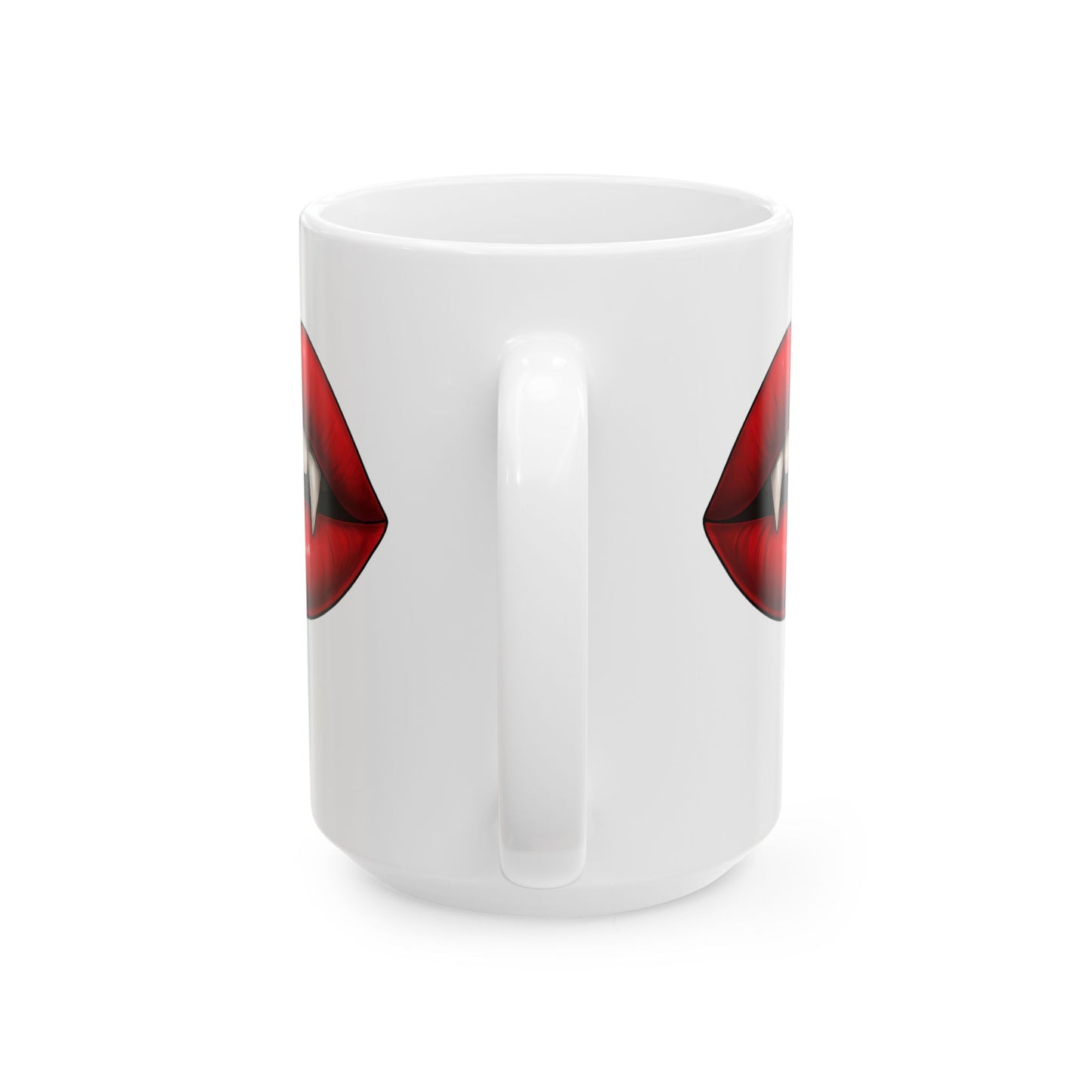 Vampire’s Kiss Coffee Mug – Quirky Coffee Cup, Selfie Prop, Unique Gift (11oz & 15oz)