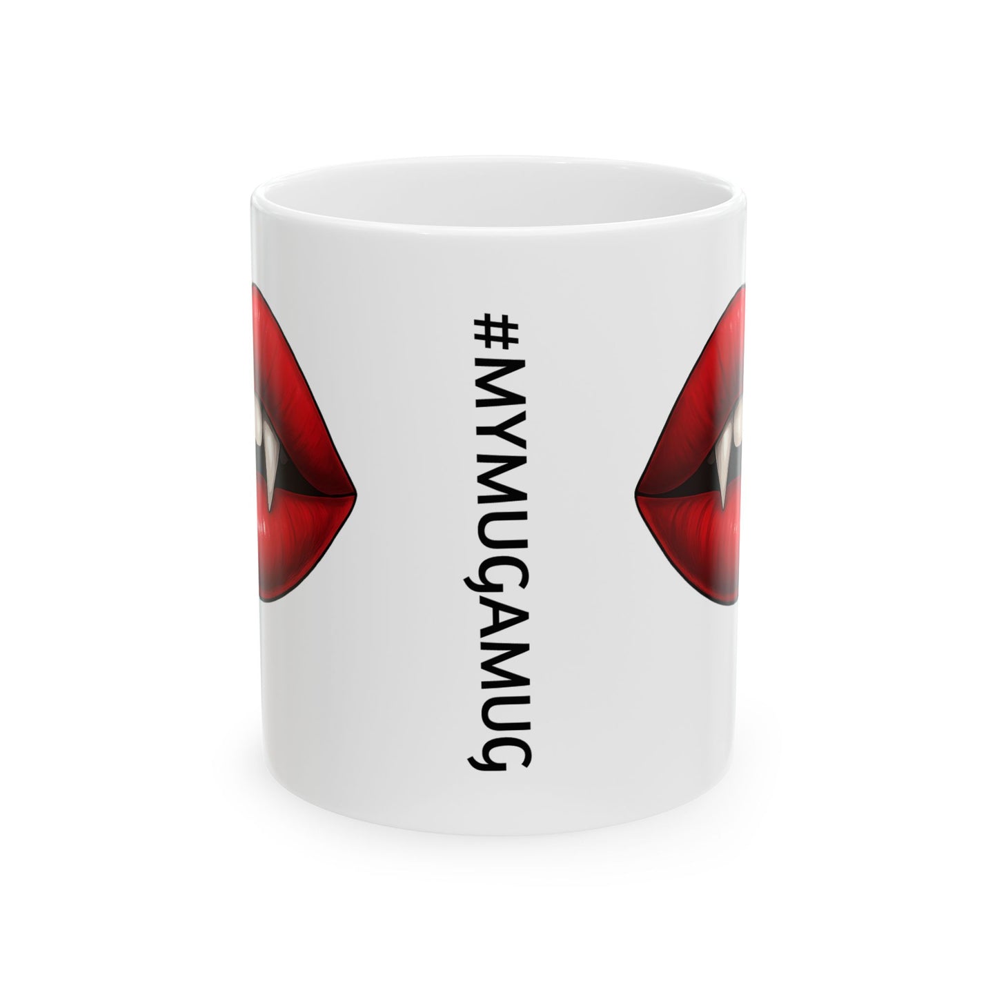 Vampire’s Kiss Coffee Mug – Quirky Coffee Cup, Selfie Prop, Unique Gift (11oz & 15oz)